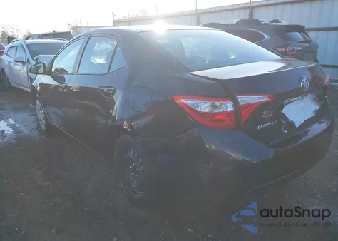 2016 Toyota Corolla Le from USA, damaged, VIN 5YFBURHE1GP460690